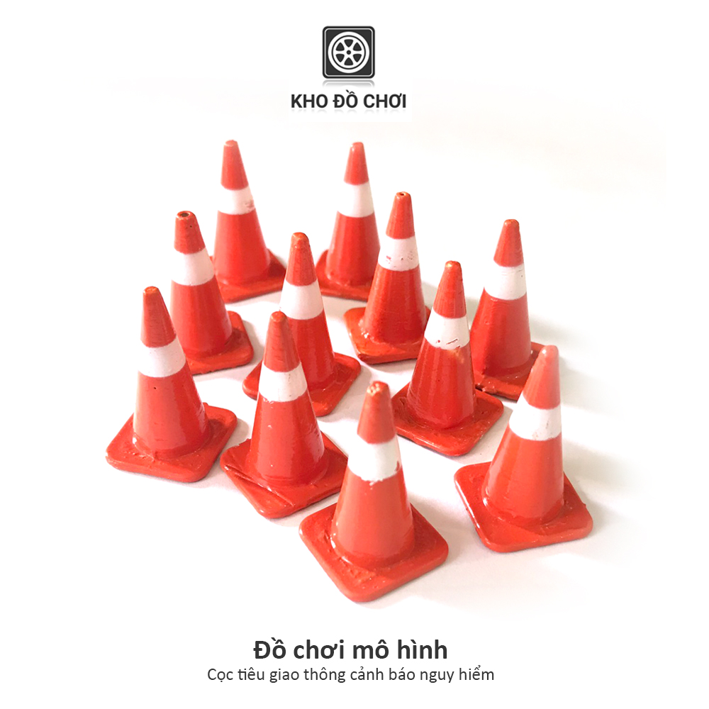 Mô hình cọc tiêu giao thông cảnh báo nguy hiểm tỉ lệ 1:16 & 1:12