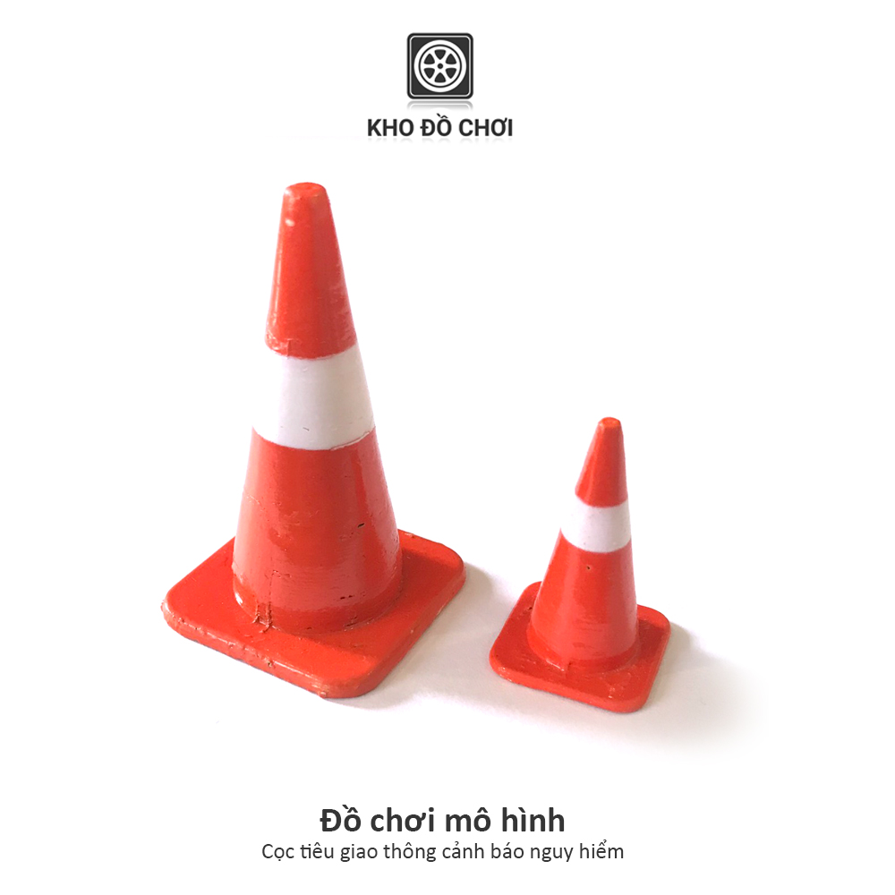Mô hình cọc tiêu giao thông cảnh báo nguy hiểm tỉ lệ 1:16 & 1:12