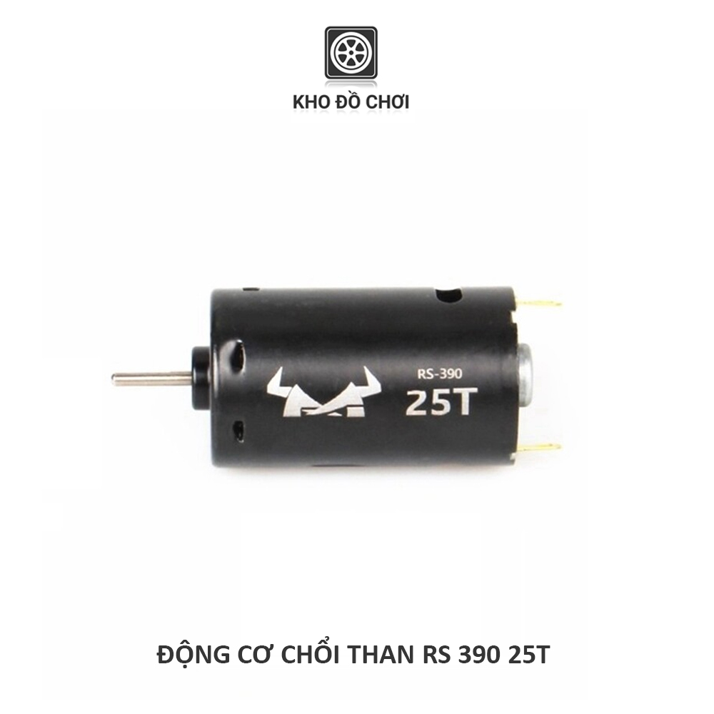 Động cơ chổi than 25T Motor RS 390 lắp cho xe MN86 tỉ lệ 1:12