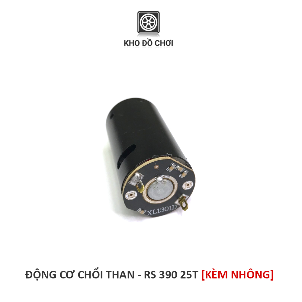 Động cơ chổi than 25T Motor RS 390 lắp cho xe MN86 tỉ lệ 1:12