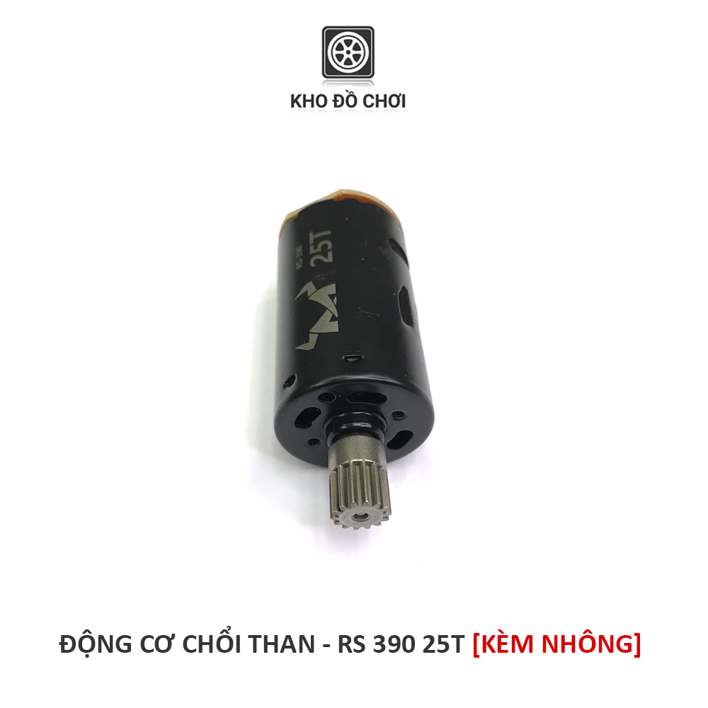 Động cơ chổi than 25T Motor RS 390 lắp cho xe MN86 tỉ lệ 1:12