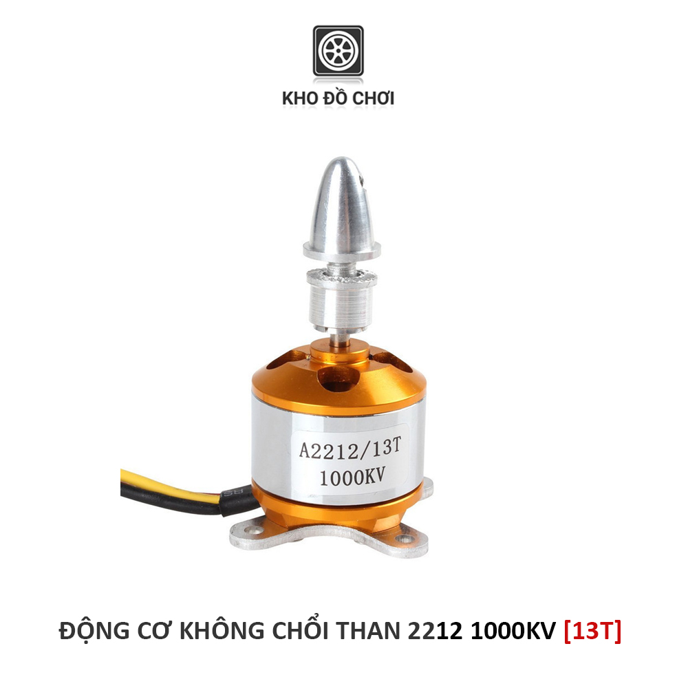 Động cơ không chổi than XXD A2212 5T/10T/13T - 1000/1400/2450KV (Brushless Motor)
