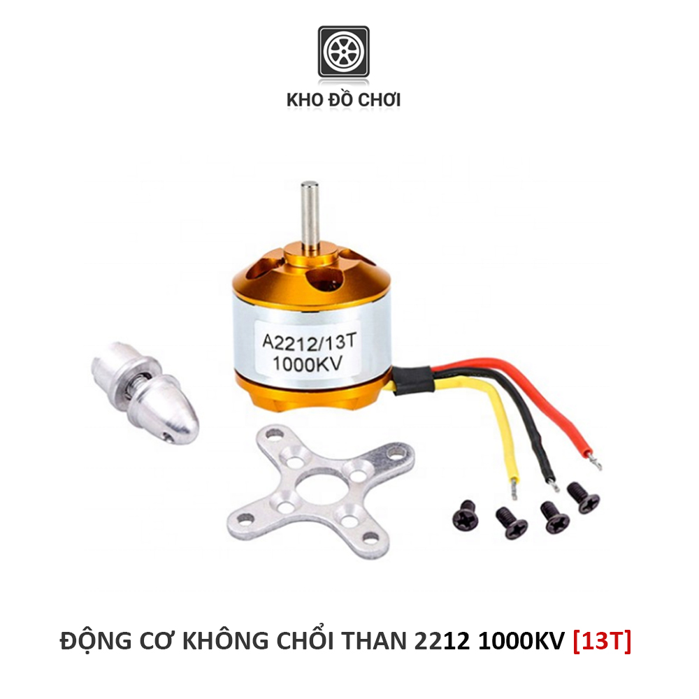 Động cơ không chổi than XXD A2212 5T/10T/13T - 1000/1400/2450KV (Brushless Motor)