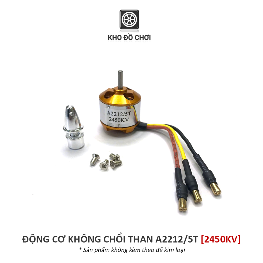 Động cơ không chổi than XXD A2212 5T/10T/13T - 1000/1400/2450KV (Brushless Motor)