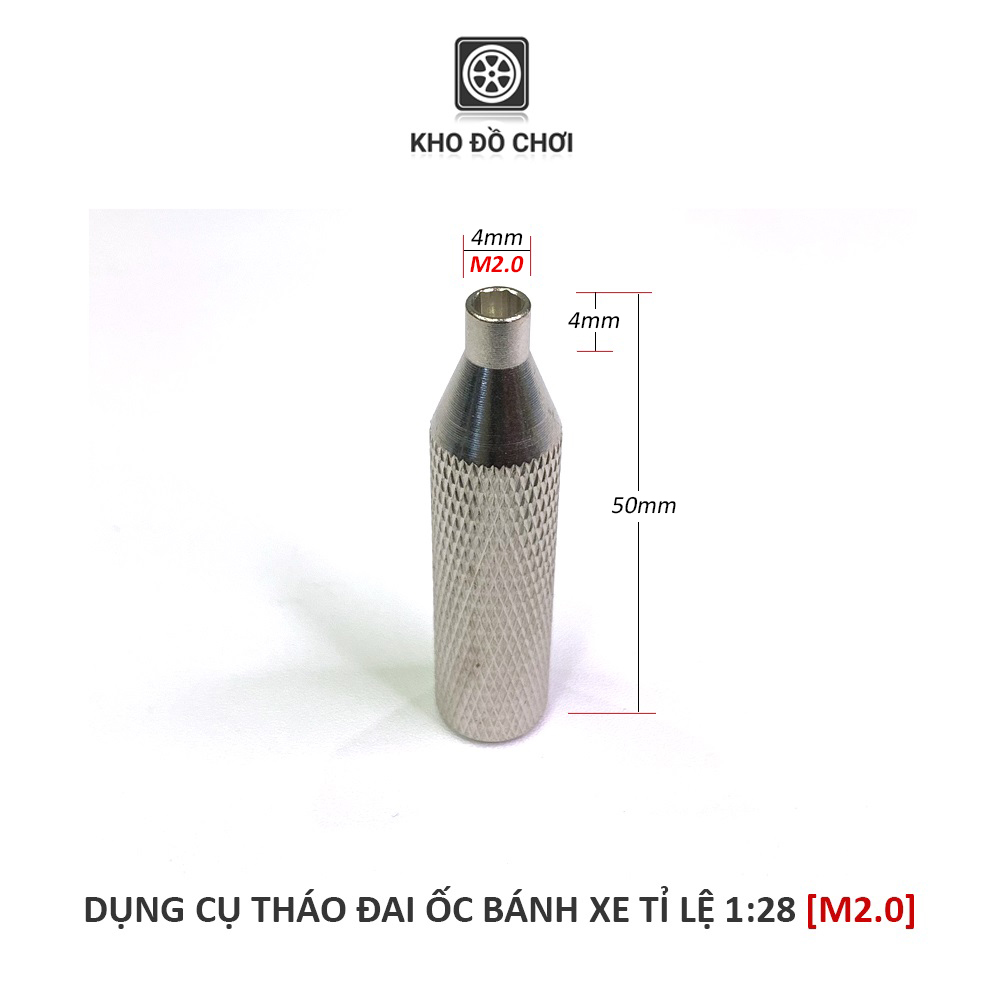 Dụng cụ tháo đai ốc bánh xe tỉ lệ 1:28 (M2.0)