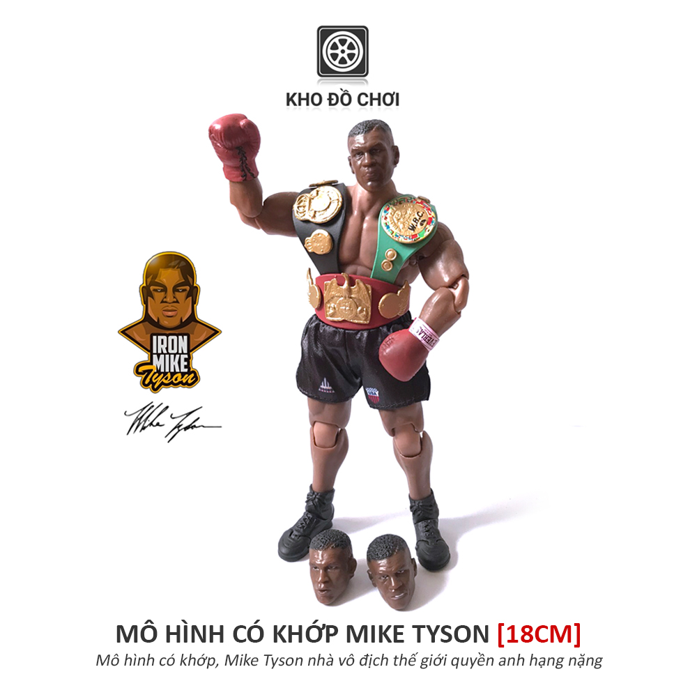 Mô hình có khớp Mike Tyson - nhà vô địch quyền anh hạng nặng (18cm)