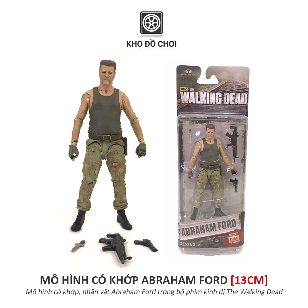 Mô hình có khớp Abraham Ford - The Walking Dead (13cm)