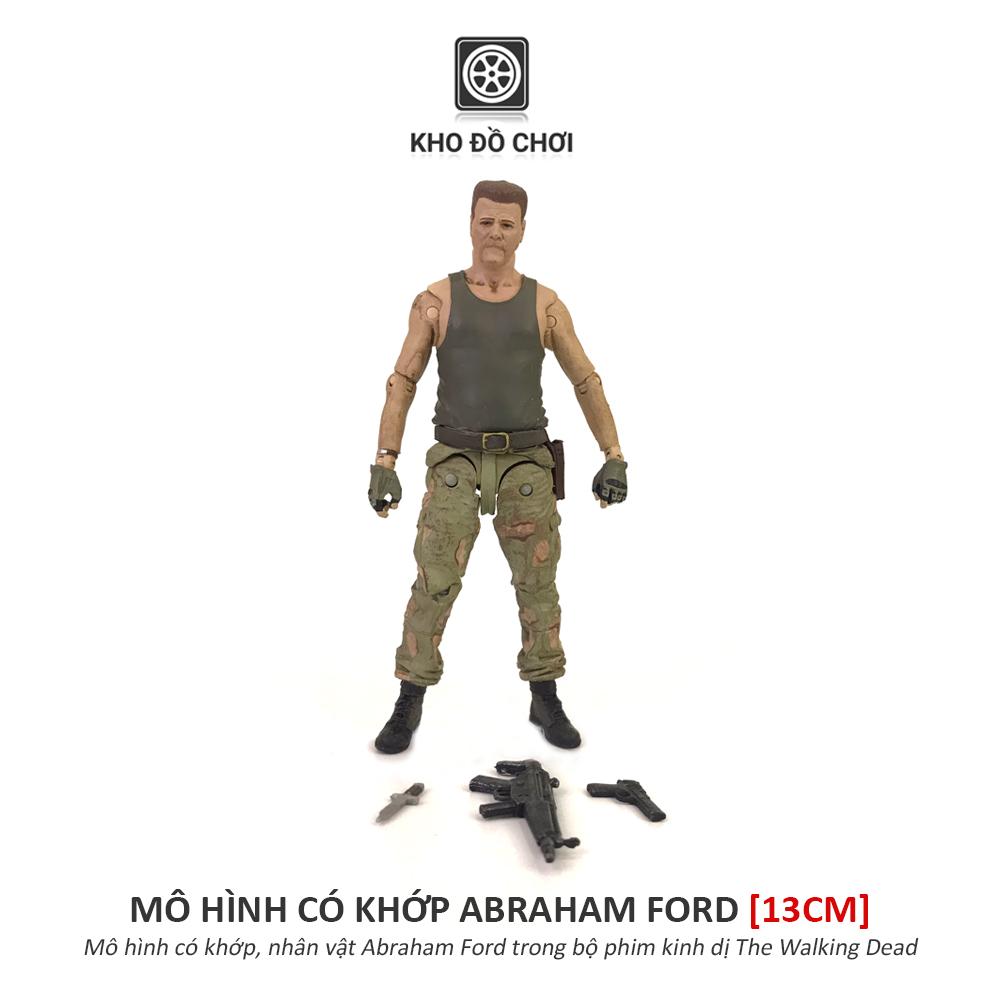 Mô hình có khớp Abraham Ford - The Walking Dead (13cm)