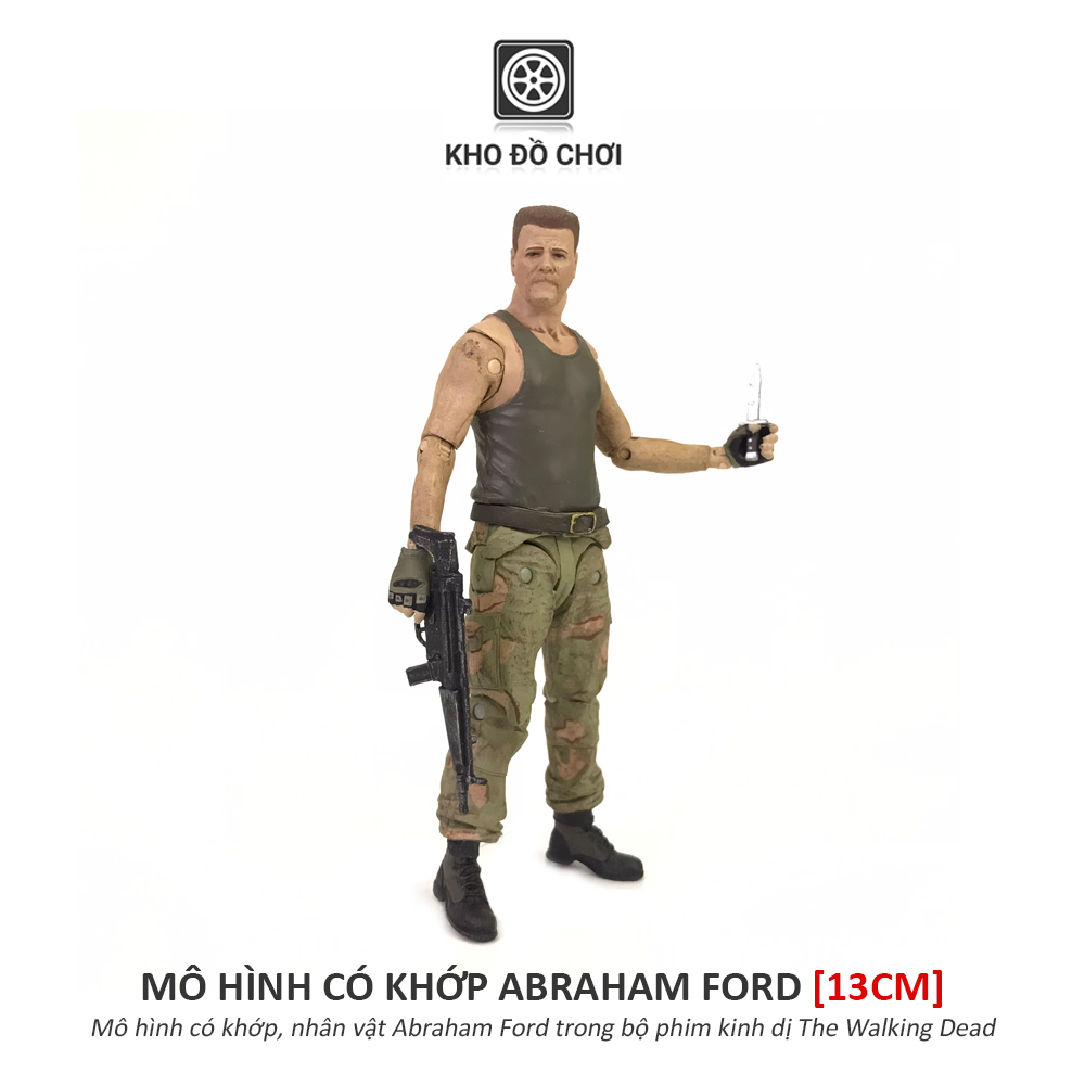 Mô hình có khớp Abraham Ford - The Walking Dead (13cm)