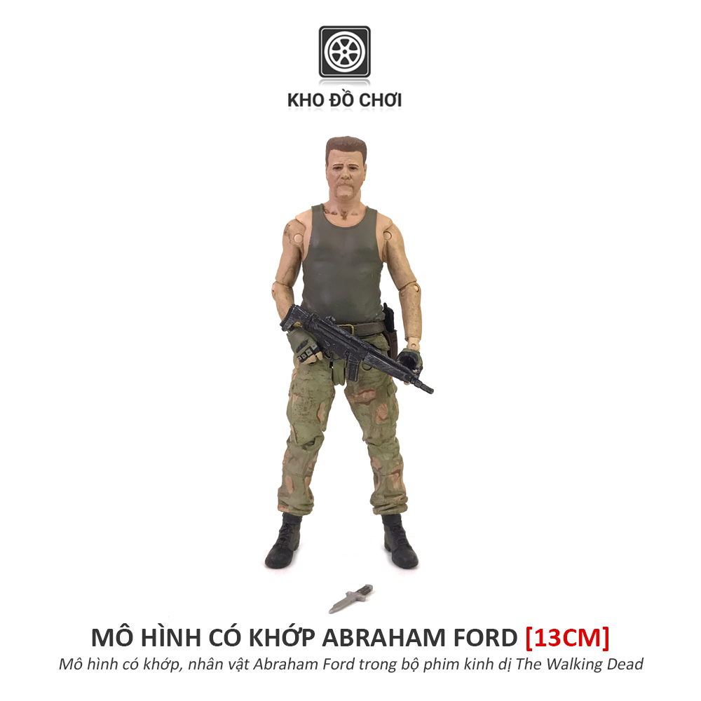 Mô hình có khớp Abraham Ford - The Walking Dead (13cm)