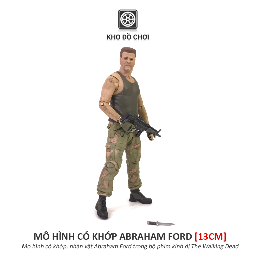 Mô hình có khớp Abraham Ford - The Walking Dead (13cm)