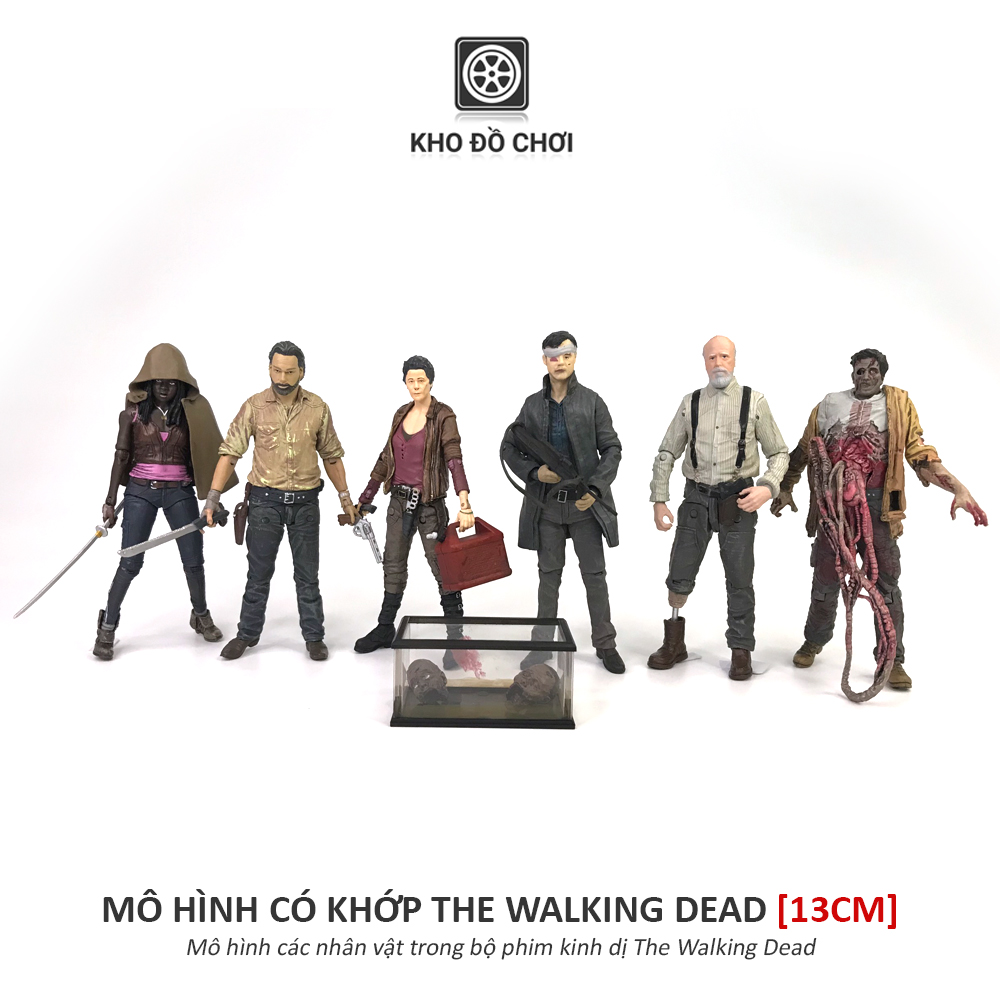 Mô hình có khớp nhân vật phim The Walking Dead (13cm)