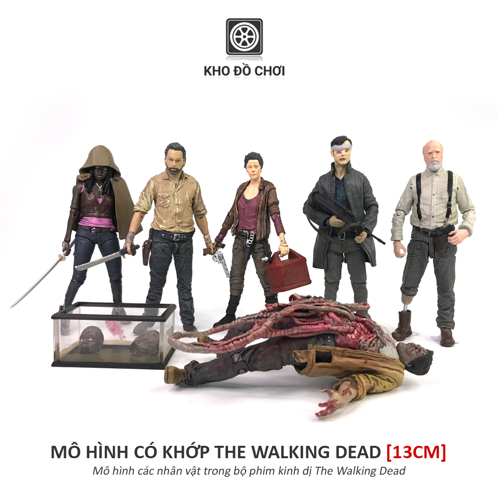 Mô hình có khớp nhân vật phim The Walking Dead (13cm)