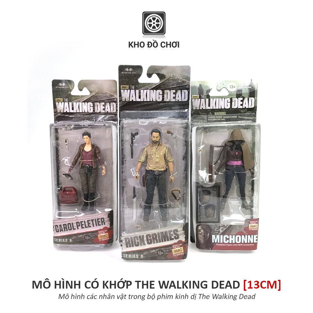 Mô hình có khớp nhân vật phim The Walking Dead (13cm)