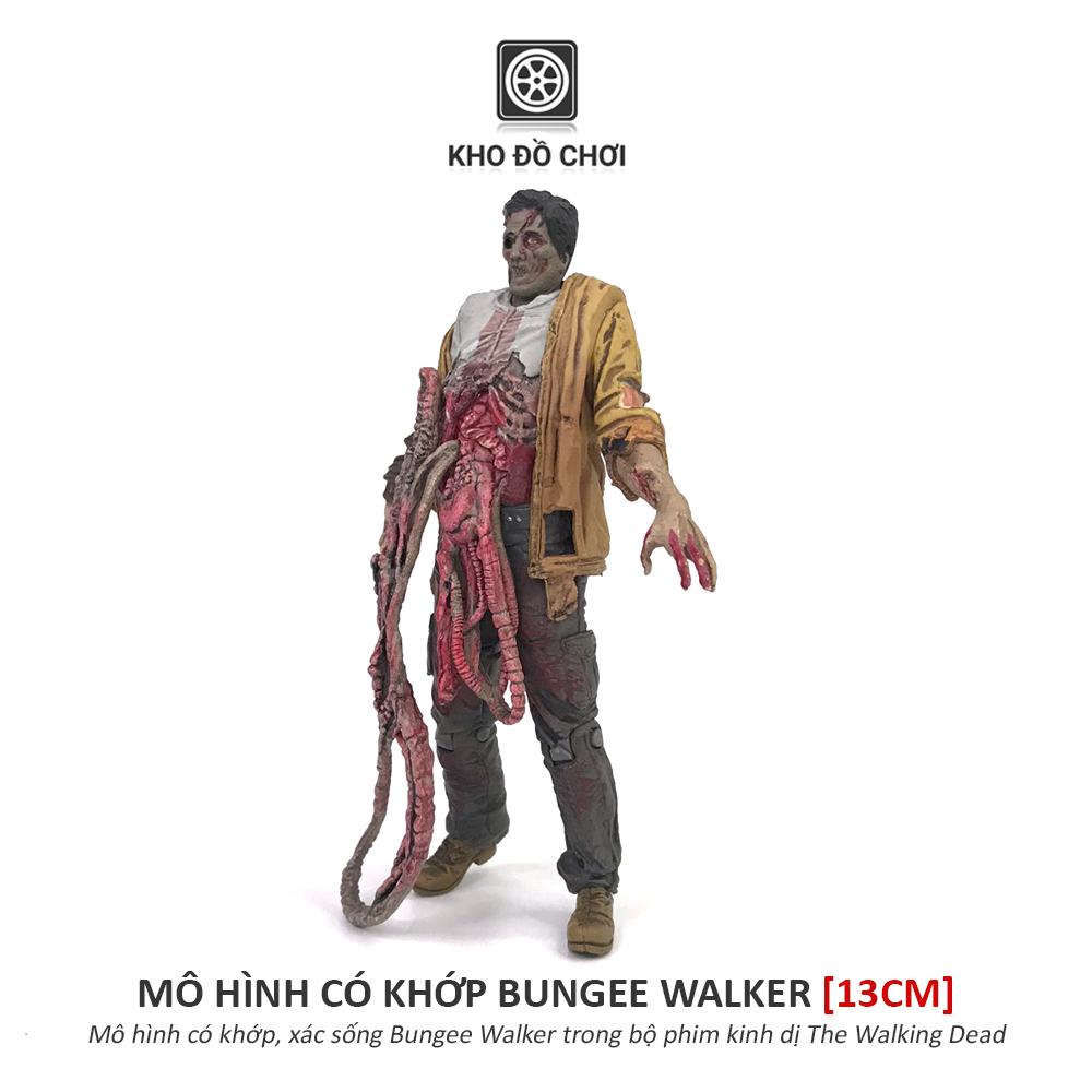 Mô hình có khớp xác sống Bungee Walker - The Walking Dead (13cm)