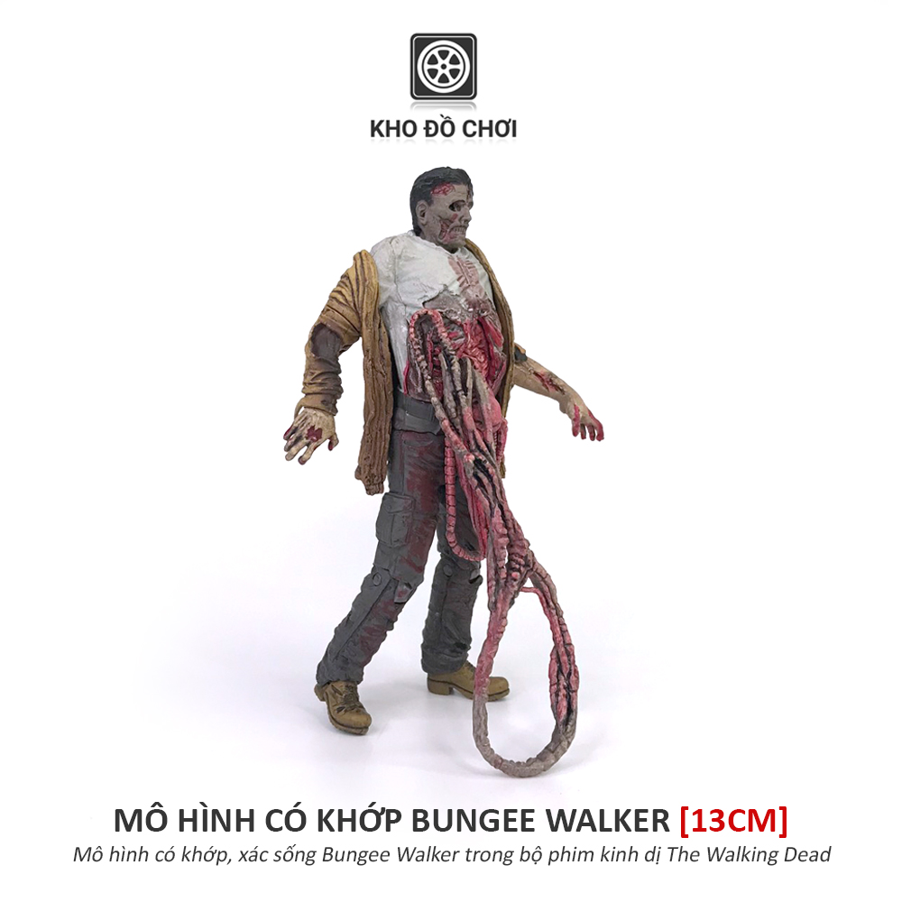 Mô hình có khớp xác sống Bungee Walker - The Walking Dead (13cm)