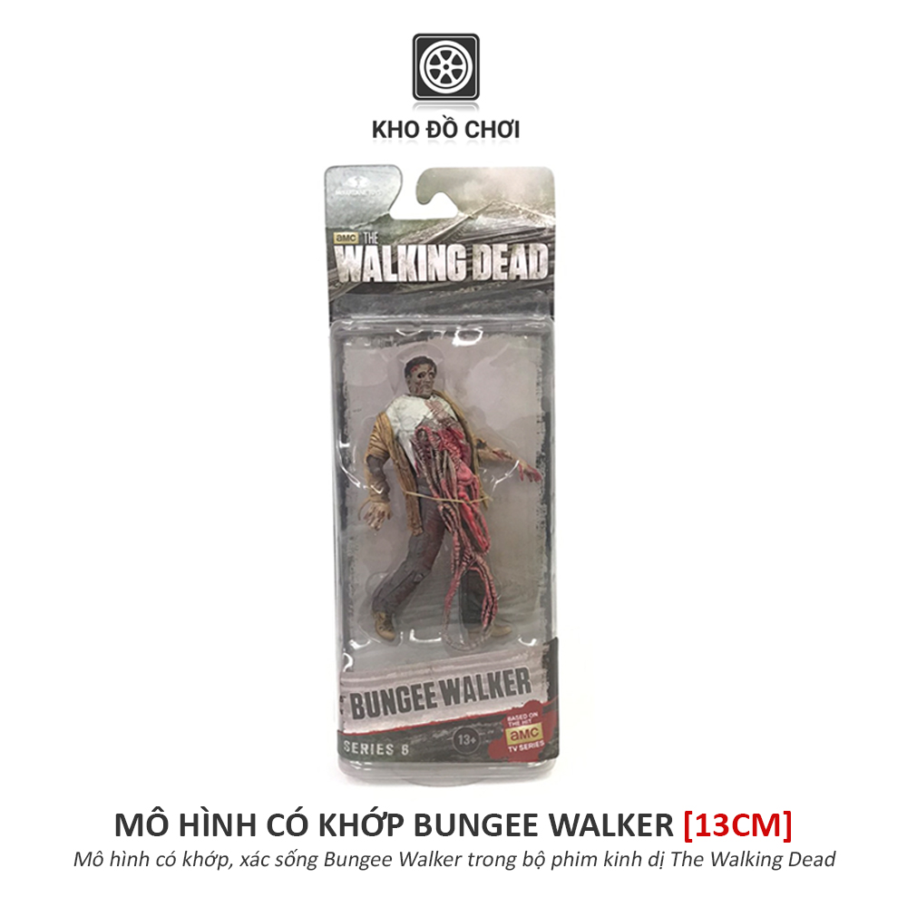 Mô hình có khớp xác sống Bungee Walker - The Walking Dead (13cm)