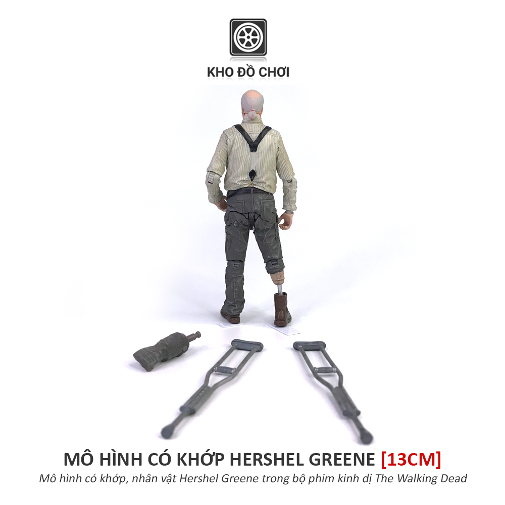 Mô hình có khớp Hershel Greene - The Walking Dead (13cm)