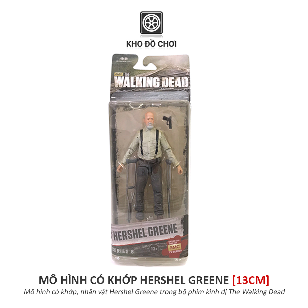 Mô hình có khớp Hershel Greene - The Walking Dead (13cm)