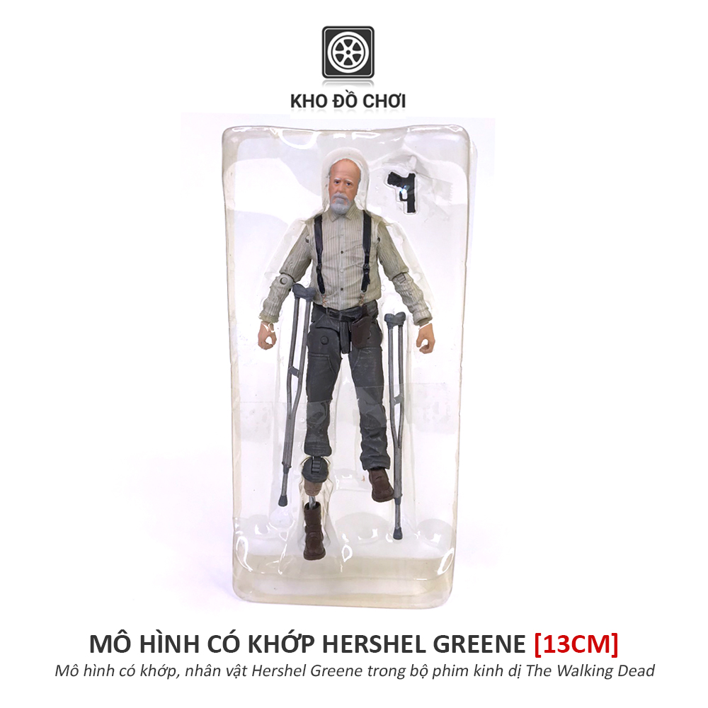 Mô hình có khớp Hershel Greene - The Walking Dead (13cm)