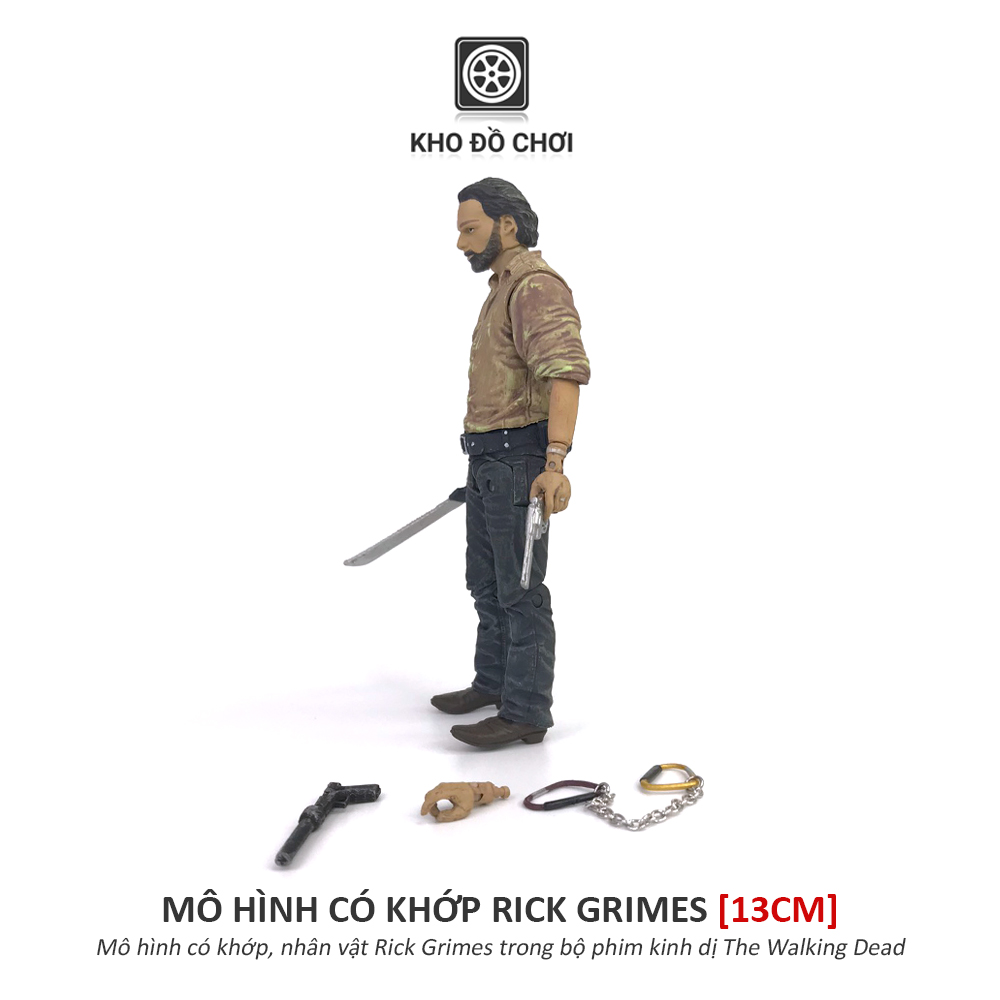 Mô hình có khớp Rick Grimes - The Walking Dead (13cm)