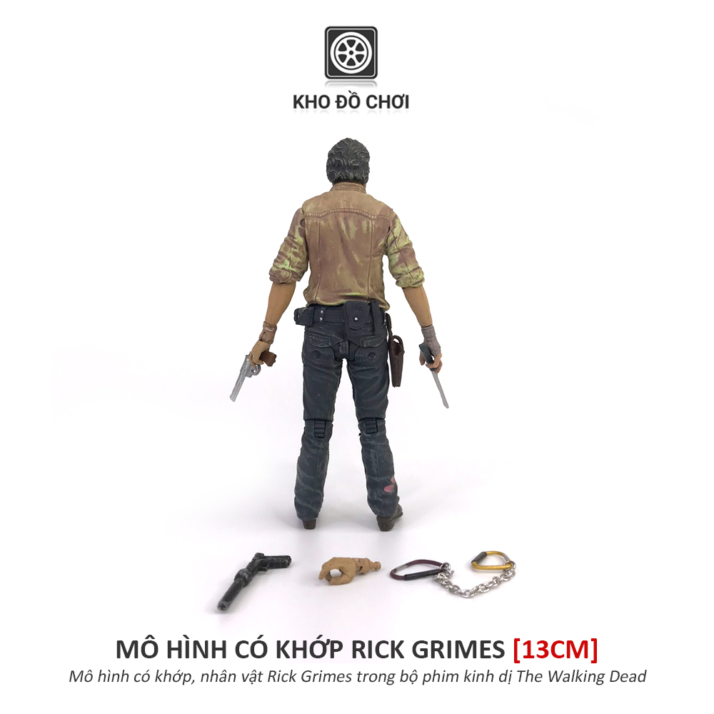 Mô hình có khớp Rick Grimes - The Walking Dead (13cm)