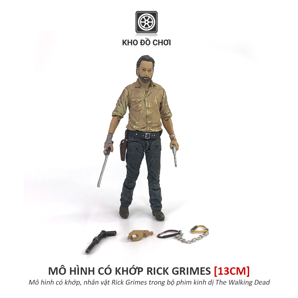 Mô hình có khớp Rick Grimes - The Walking Dead (13cm)