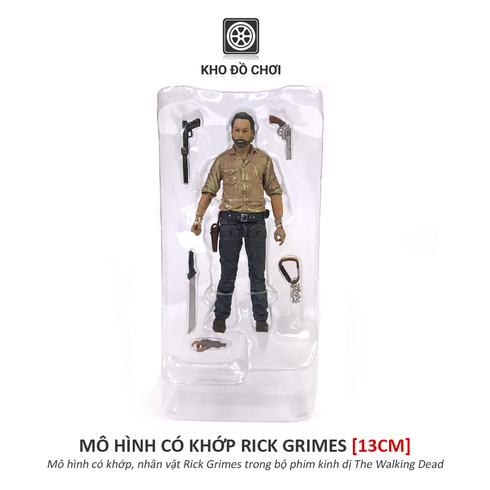 Mô hình có khớp Rick Grimes - The Walking Dead (13cm)