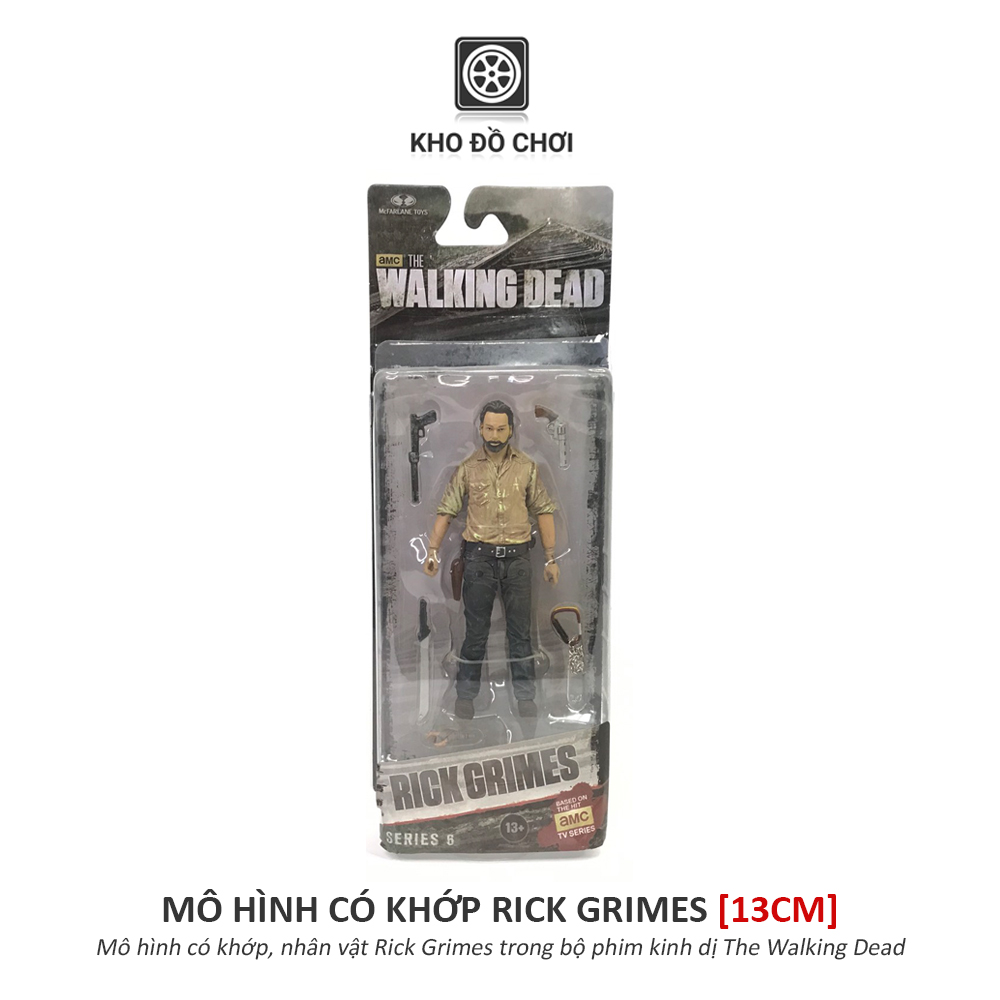 Mô hình có khớp Rick Grimes - The Walking Dead (13cm)