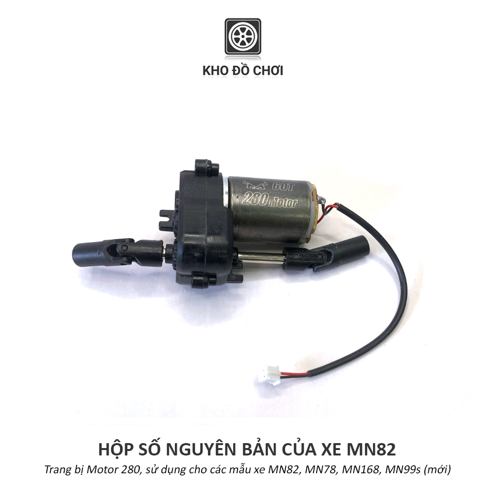 Hộp số lắp cho xe MN82 tỉ lệ 1:12 - Motor 280