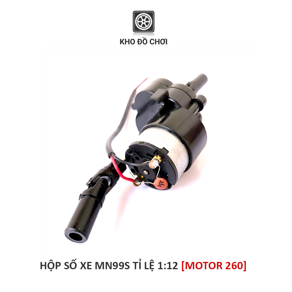 Hộp số lắp cho xe MN99s tỉ lệ 1:12 - Motor 260