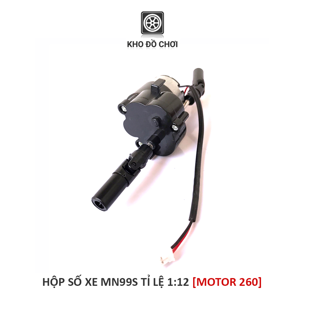 Hộp số lắp cho xe MN99s tỉ lệ 1:12 - Motor 260