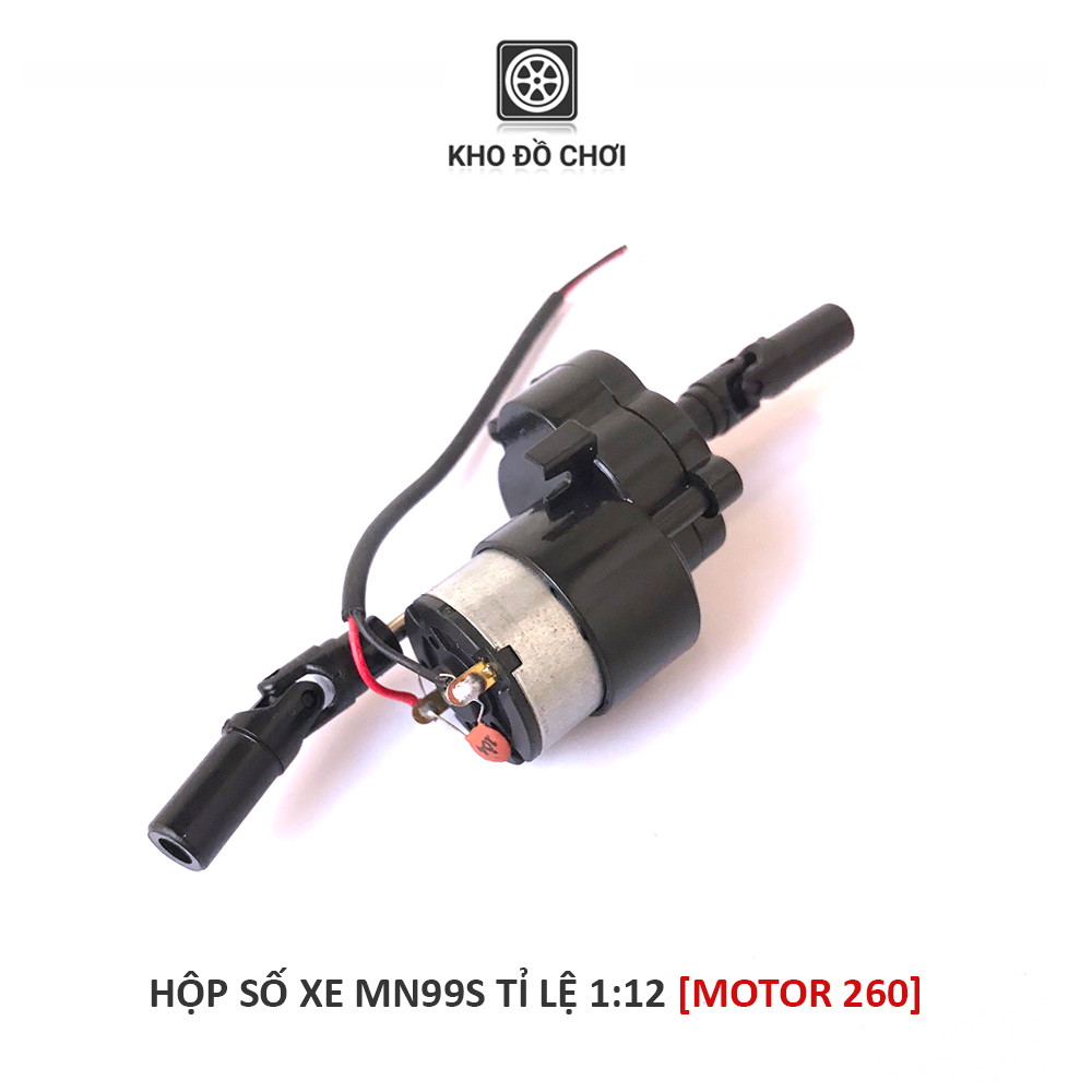 Hộp số lắp cho xe MN99s tỉ lệ 1:12 - Motor 260
