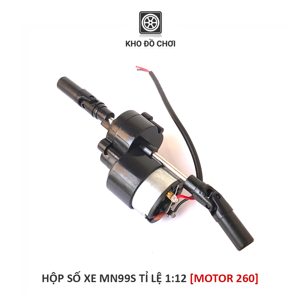 Hộp số lắp cho xe MN99s tỉ lệ 1:12 - Motor 260