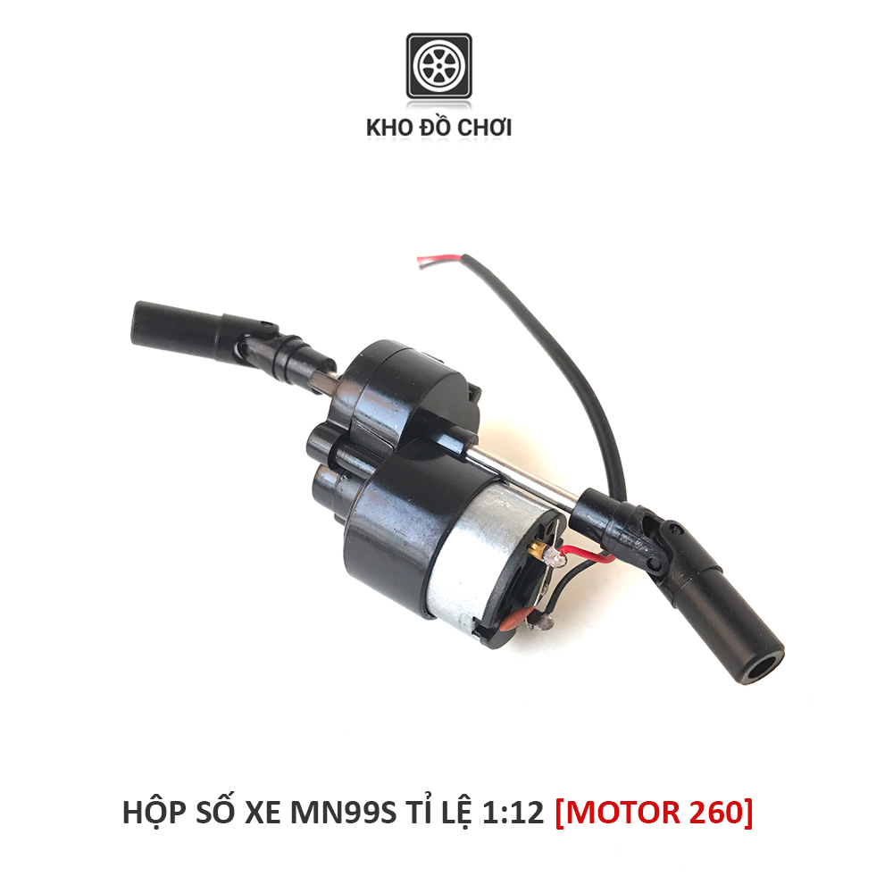 Hộp số lắp cho xe MN99s tỉ lệ 1:12 - Motor 260