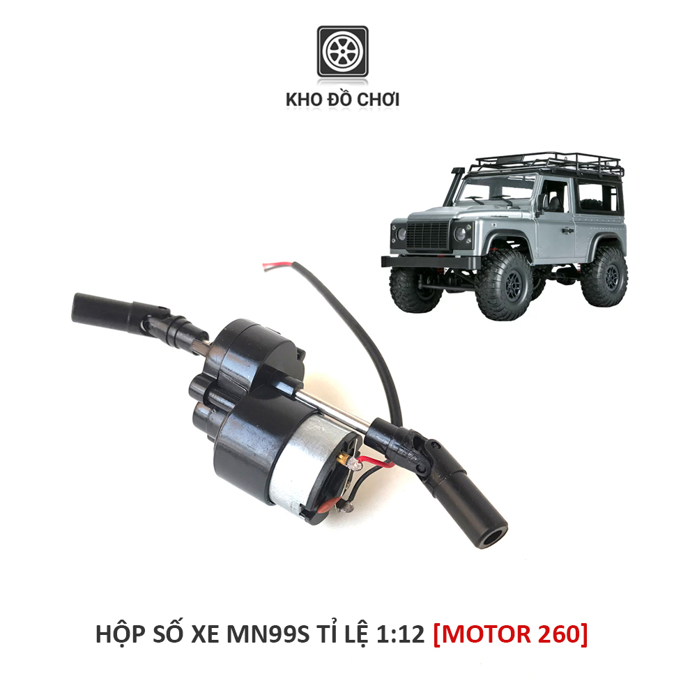 Hộp số lắp cho xe MN99s tỉ lệ 1:12 - Motor 260