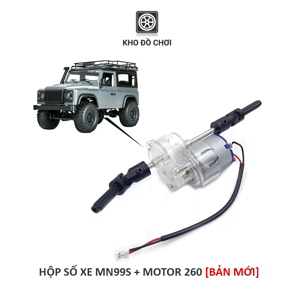 Hộp số lắp cho xe MN99s tỉ lệ 1:12 - Motor 260