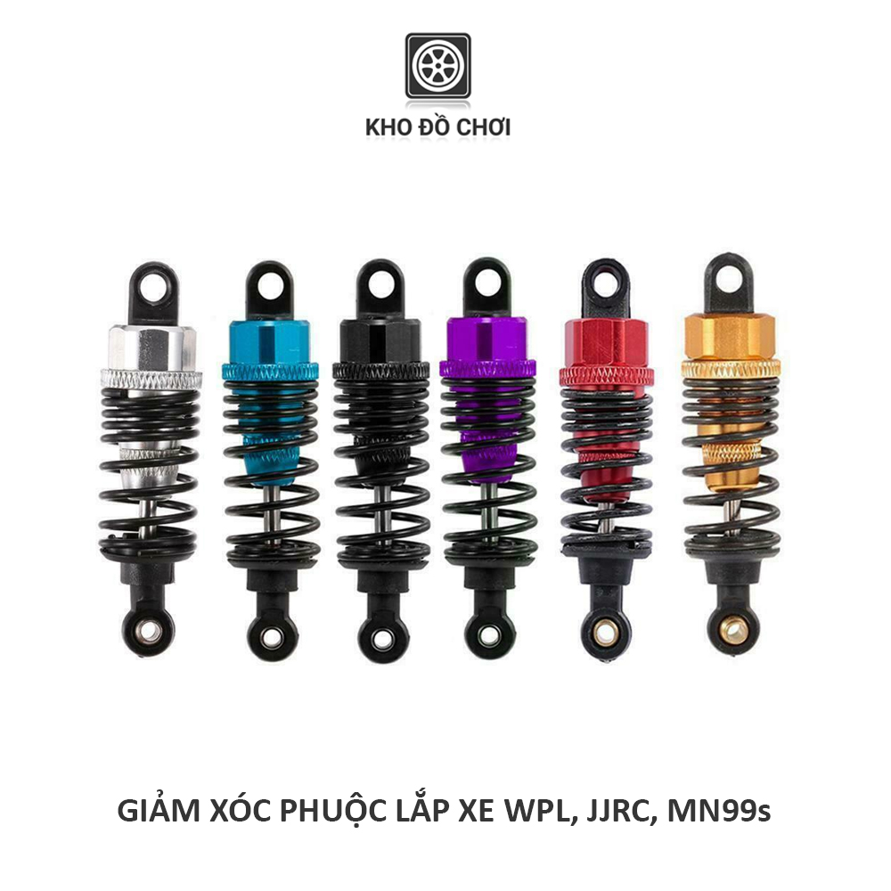 Bộ giảm xóc phuộc kim loại lắp cho xe WPL, MN99s, D90, D91