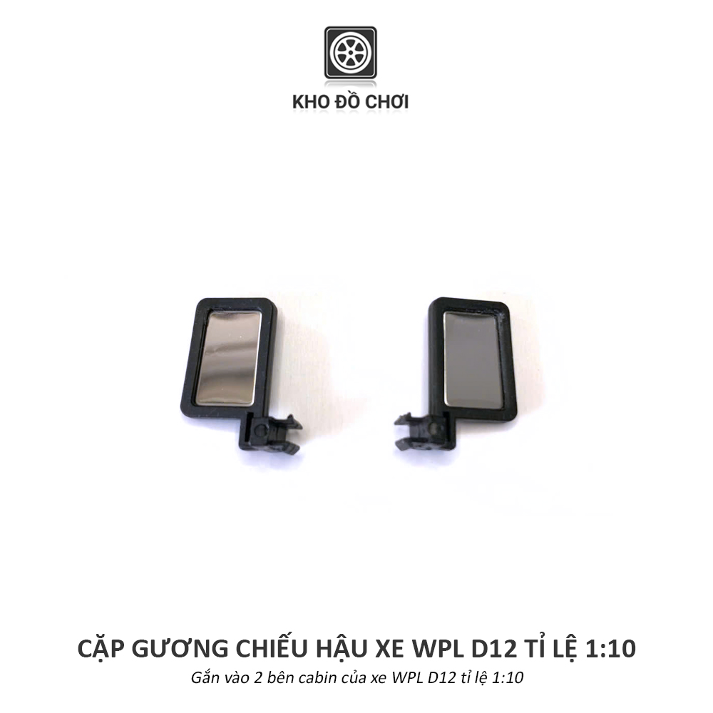 Cặp gương chiếu hậu gắn xe WPL D12 tỉ lệ 1:10