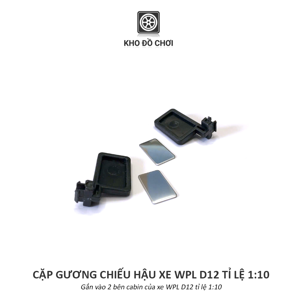 Cặp gương chiếu hậu gắn xe WPL D12 tỉ lệ 1:10