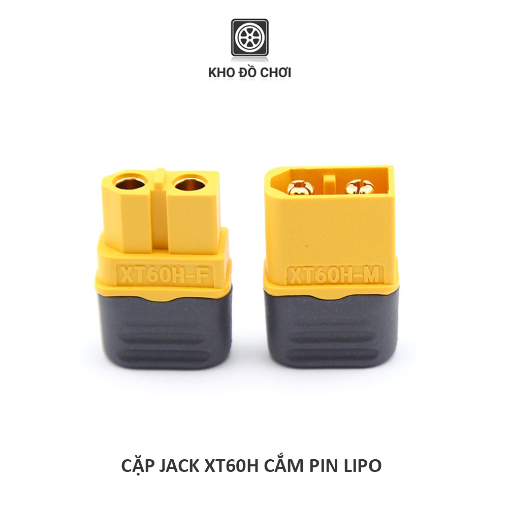 Cặp Jack XT60 XT60H cắm pin Lipo (Loại tốt có đế)