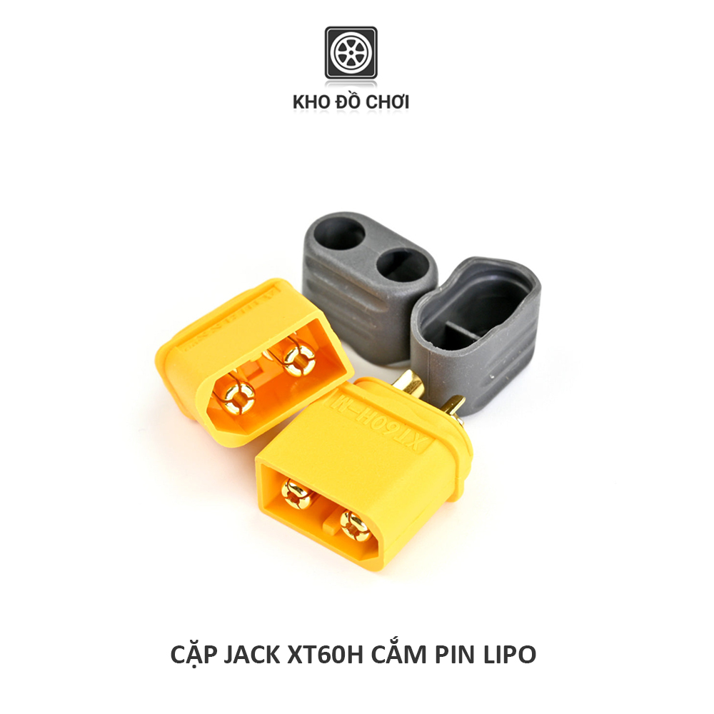 Cặp Jack XT60 XT60H cắm pin Lipo (Loại tốt có đế)