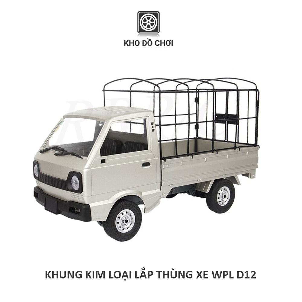 Khung kim loại lắp thùng xe tải WPL D12 tỉ lệ 1:10
