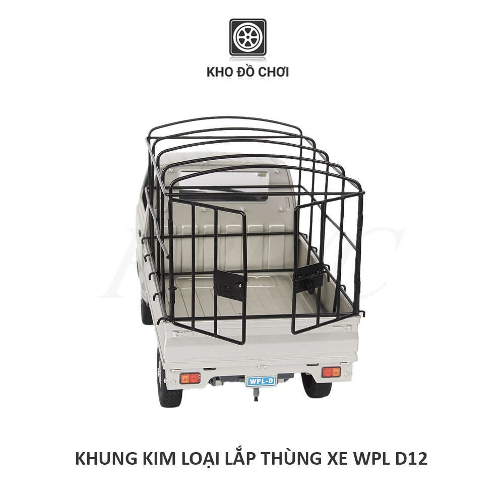 Khung kim loại lắp thùng xe tải WPL D12 tỉ lệ 1:10
