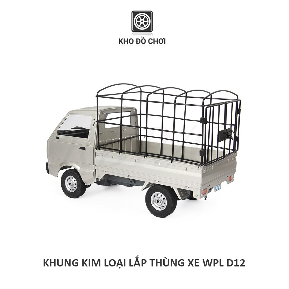 Khung kim loại lắp thùng xe tải WPL D12 tỉ lệ 1:10