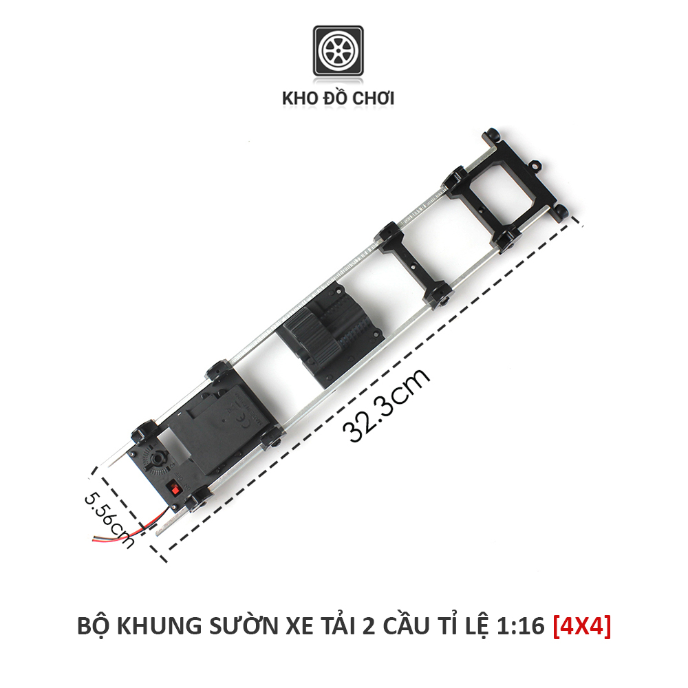 Bộ khung sườn xe tải JJRC tỉ lệ 1:16