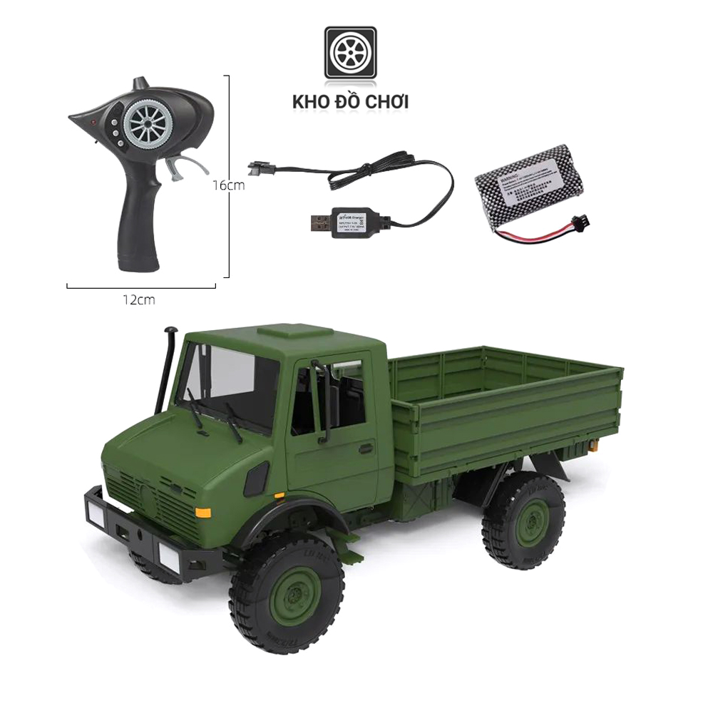 Ô tô điều khiển LDR/C P06 Unimog 4x4 1:12 - RTR [TẶNG BIỂN SỐ]