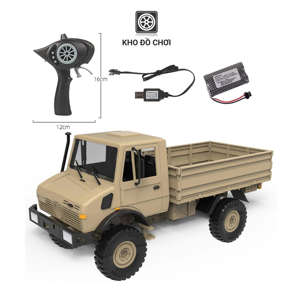 Ô tô điều khiển LDR/C P06 Unimog 4x4 1:12 - RTR [TẶNG BIỂN SỐ]