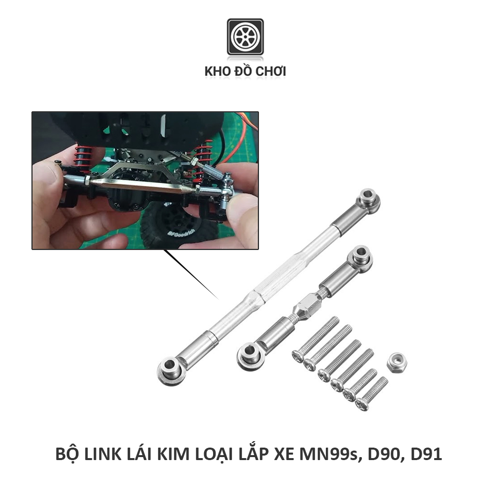 Link lái kim loại lắp cho xe WPL, JJRC tỉ lệ 1:16 và MN99s, D90, D91 tỉ lệ 1:12
