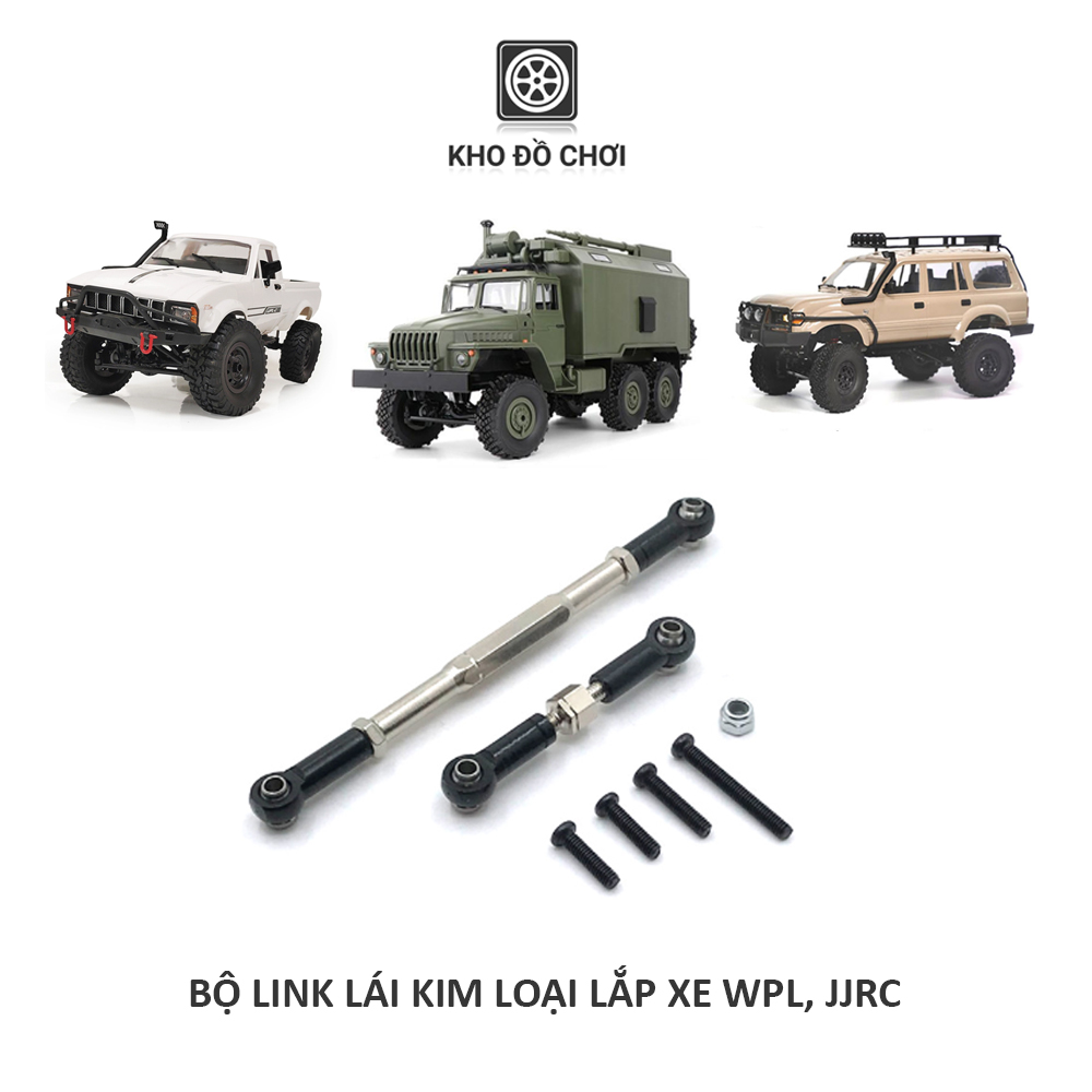 Link lái kim loại lắp cho xe WPL, JJRC tỉ lệ 1:16 và MN99s, D90, D91 tỉ lệ 1:12